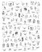 WG696 Abstract Nail Stickers - NSI NZ Ltd