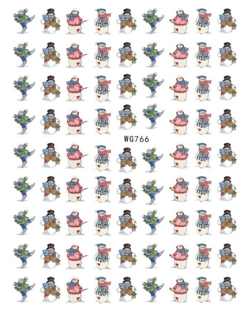 WG766 Christmas Nail Stickers - NSI NZ Ltd