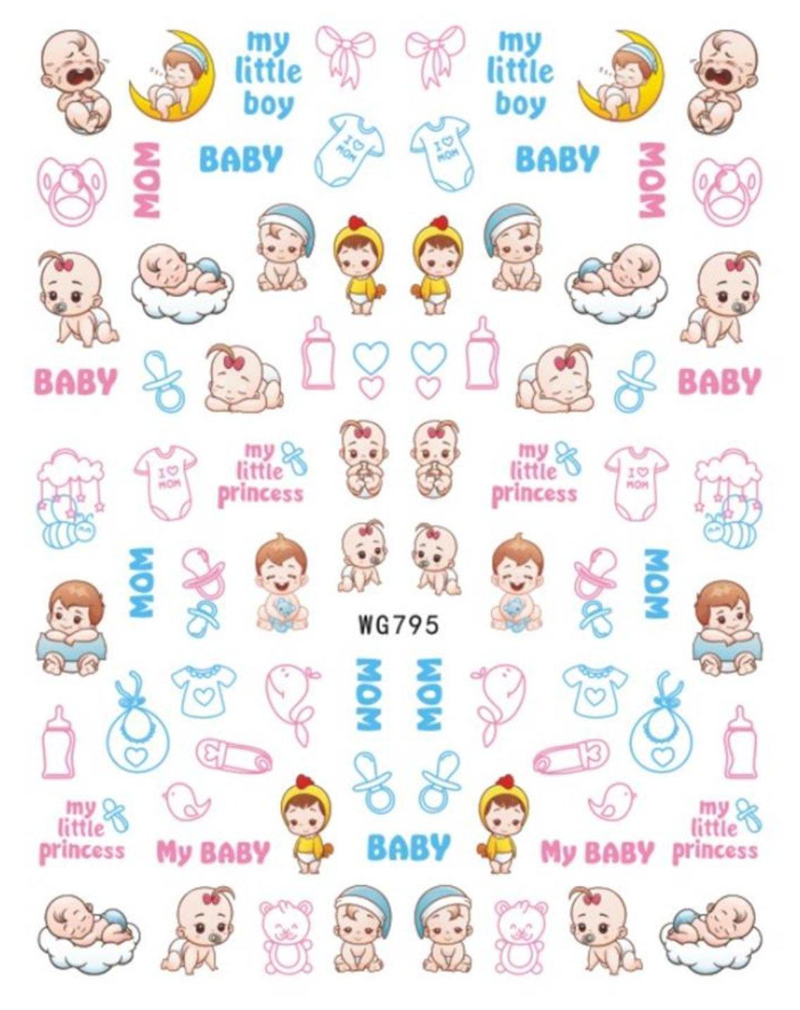 WG795 Baby Nail Stickers — TCG | nails.co.nz