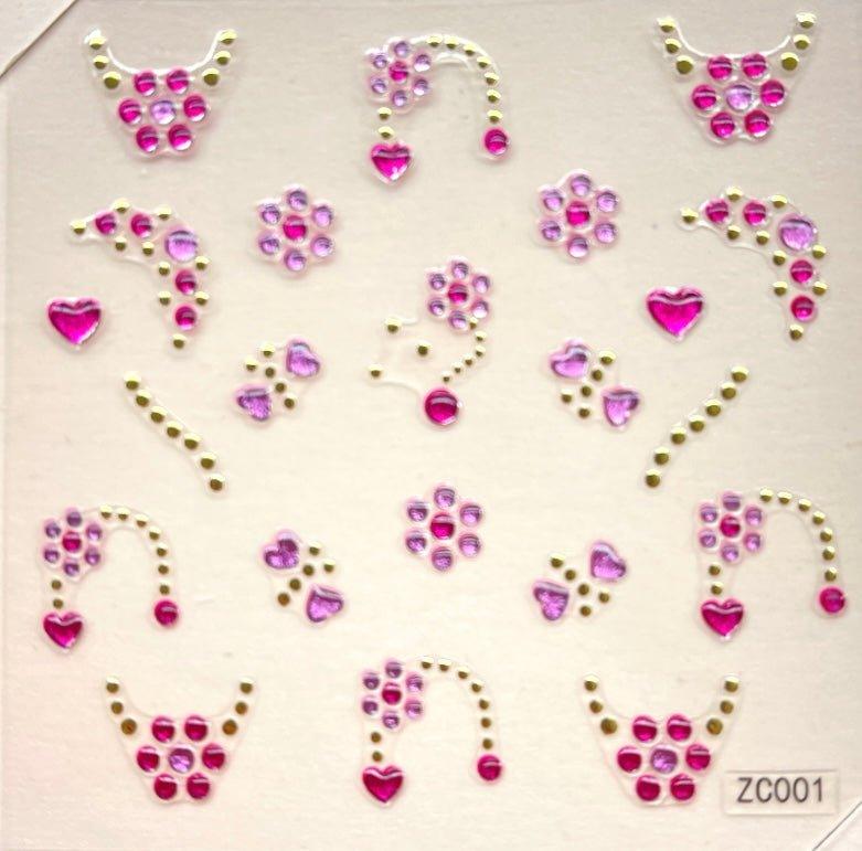 ZC001 Nail Gem Sticker - NSI NZ Ltd
