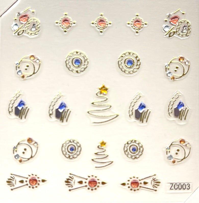 ZC003 Nail Gem Sticker - NSI NZ Ltd