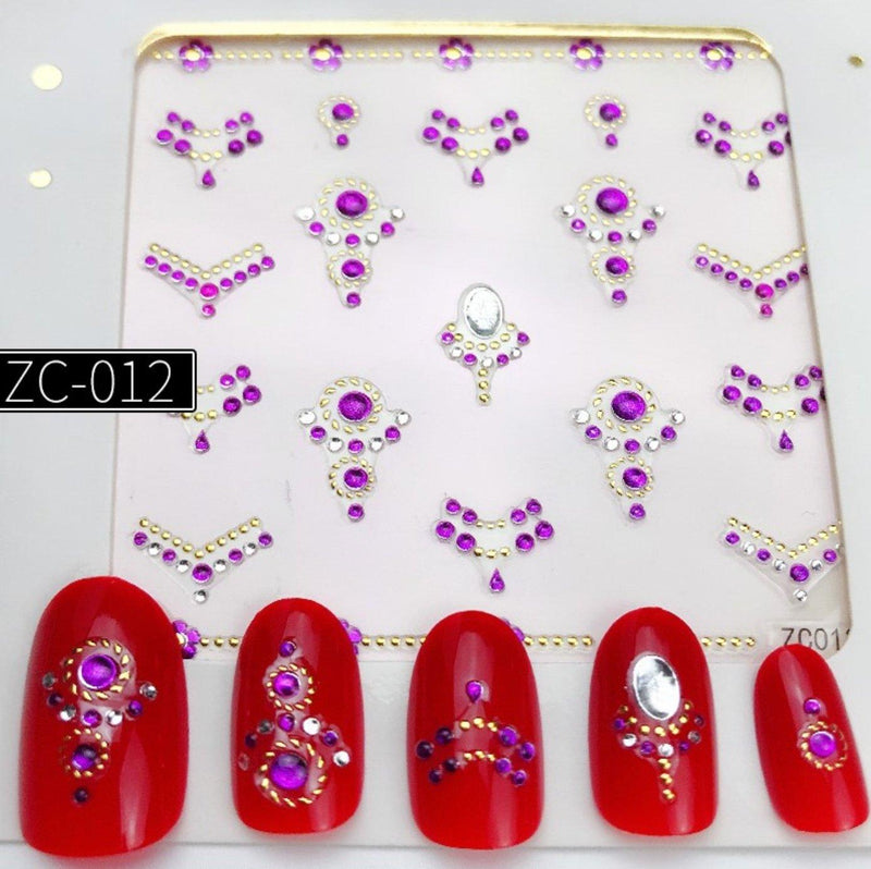 ZC012 Nail Gem Sticker - NSI NZ Ltd