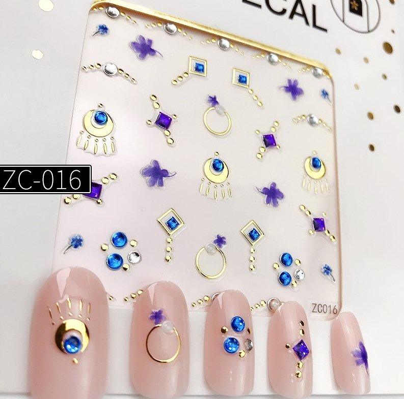ZC016 Nail Gem Sticker - NSI NZ Ltd