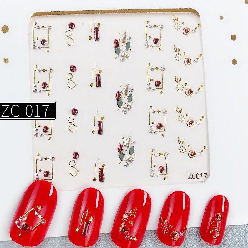 ZC017 Nail Gem Sticker - NSI NZ Ltd