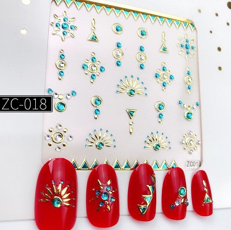 ZC018 Nail Gem Sticker - NSI NZ Ltd