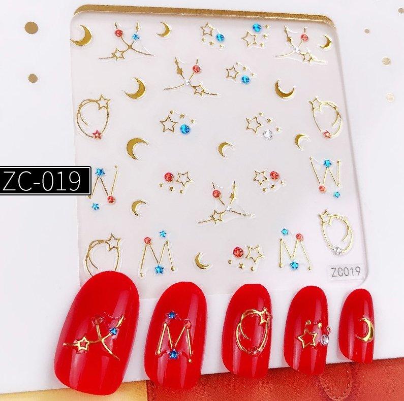 ZC019 Nail Gem Sticker - NSI NZ Ltd