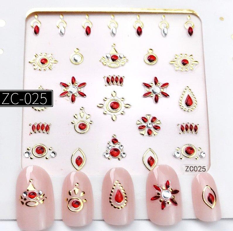 ZC025 Nail Gem Sticker - NSI NZ Ltd