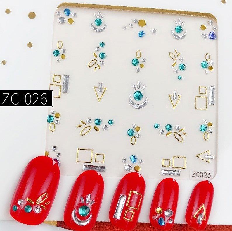 ZC026 Nail Gem Sticker - NSI NZ Ltd