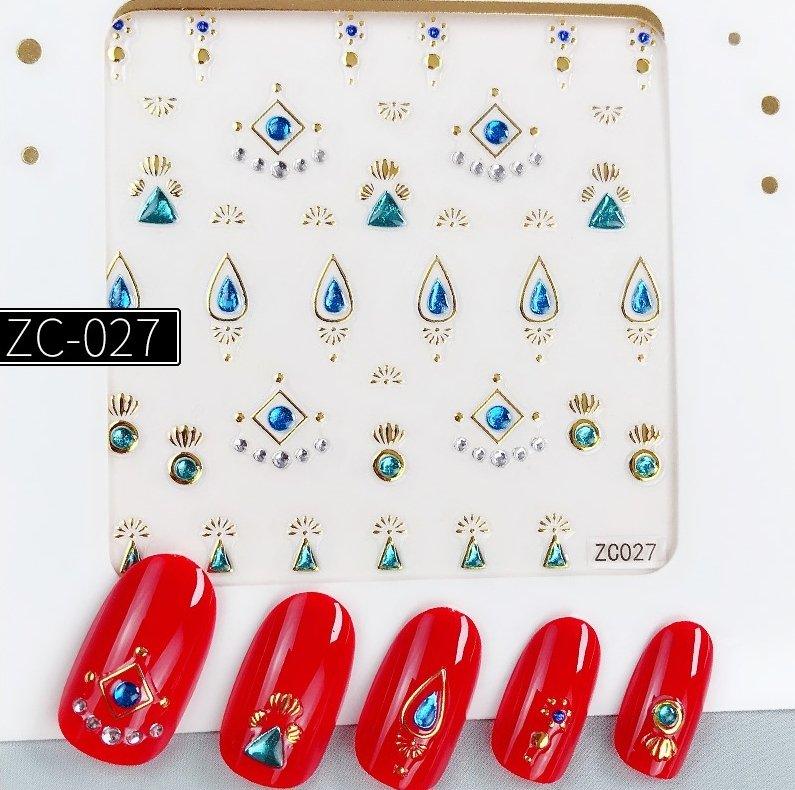 ZC027 Nail Gem Sticker - NSI NZ Ltd