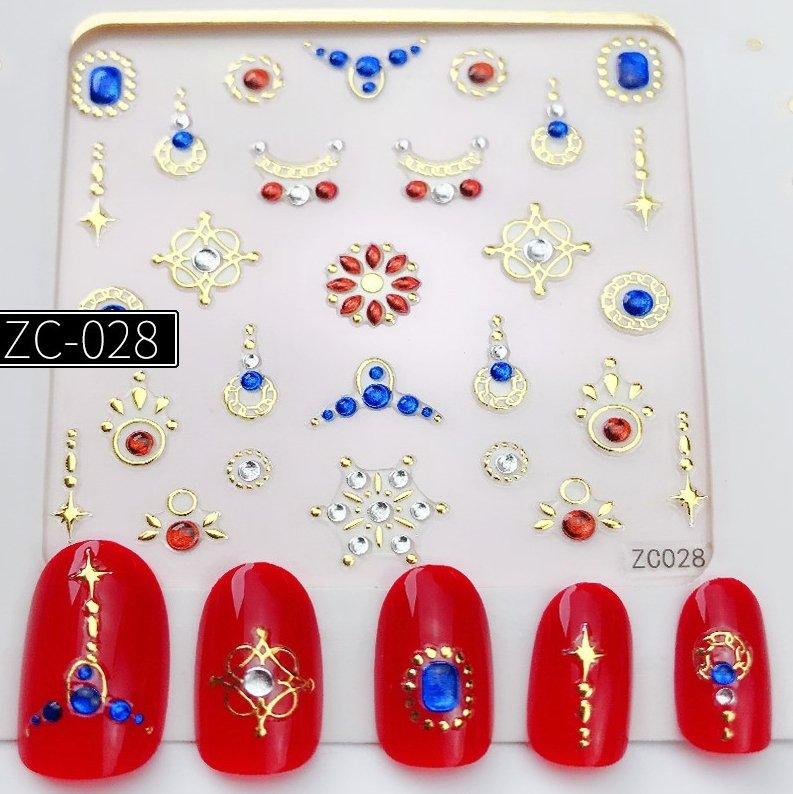 ZC028 Nail Gem Sticker - NSI NZ Ltd