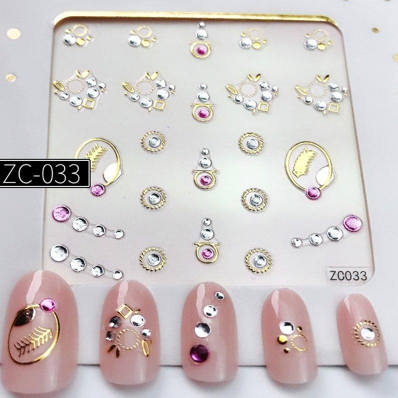 ZC033 Nail Gem Sticker - NSI NZ Ltd
