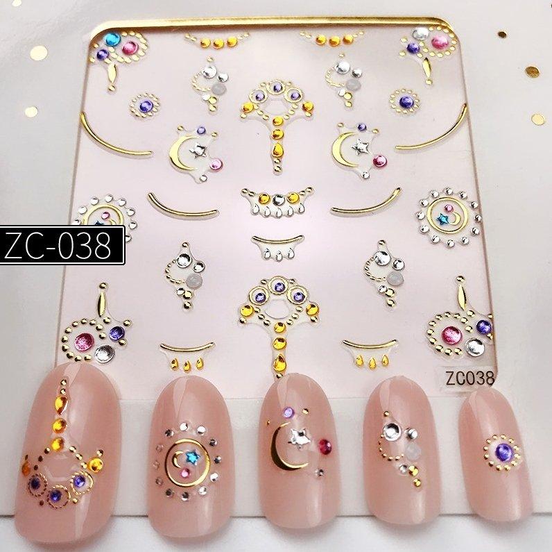 ZC038 Nail Gem Sticker - NSI NZ Ltd