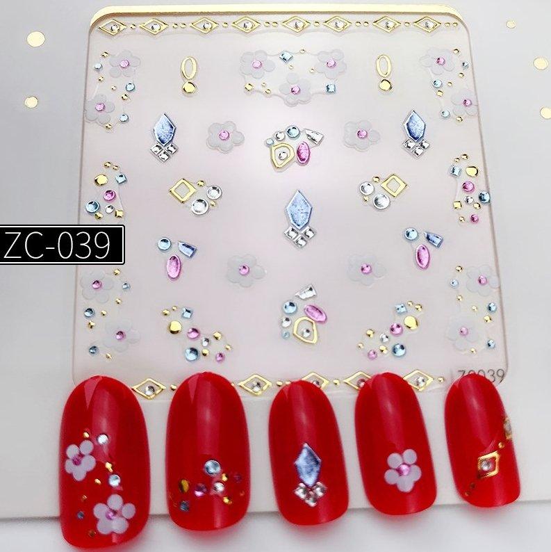 ZC039 Nail Gem Sticker - NSI NZ Ltd
