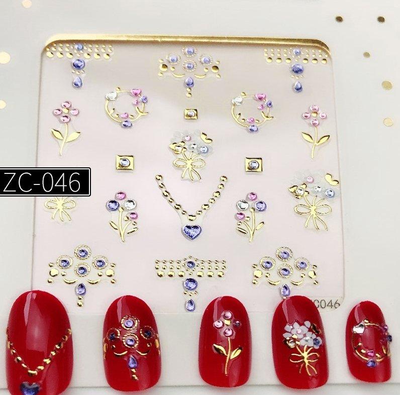 ZC046 Nail Gem Sticker - NSI NZ Ltd