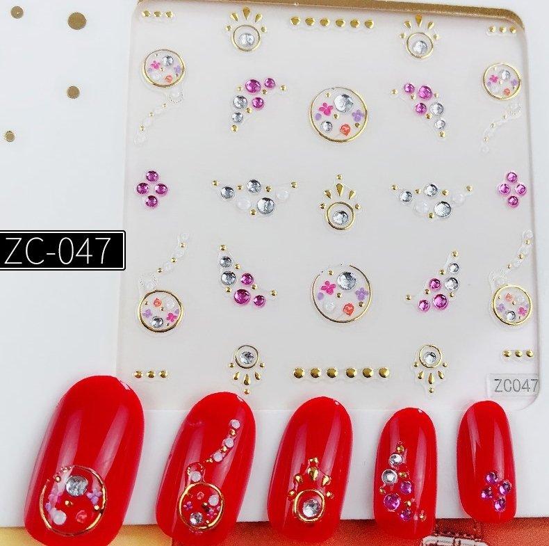 ZC047 Nail Gem Sticker - NSI NZ Ltd