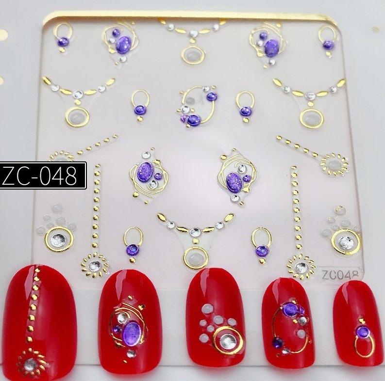 ZC048 Nail Gem Sticker - NSI NZ Ltd