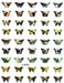 ZD3701 Butterfly Stickers - NSI NZ Ltd
