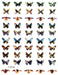 ZD3704 Butterfly Stickers - NSI NZ Ltd